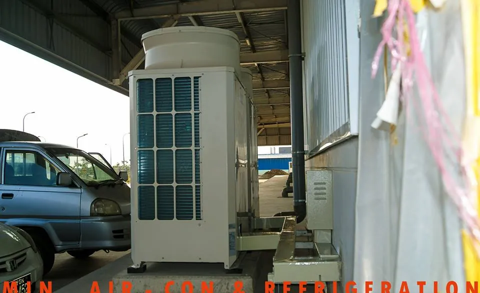 VRF outdoor unit on site